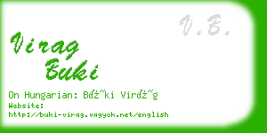 virag buki business card